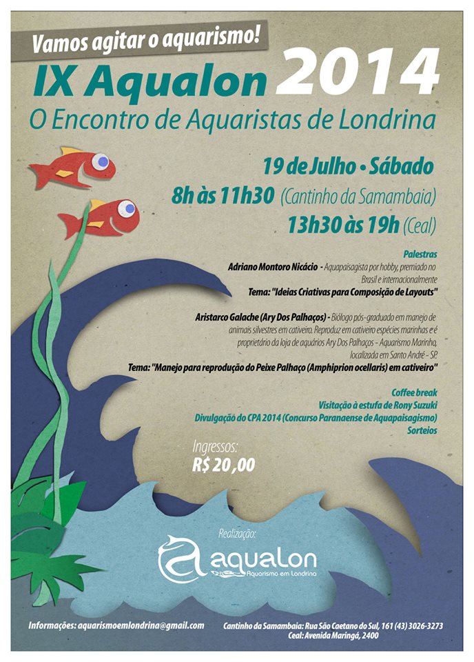IX Aqualon 2014 (Encontro de Aquaristas de Londrina) IX Aqualon 2014 (Encontro de Aquaristas de Londrina)